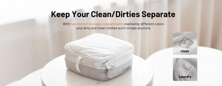 Giữ đồ sạch/bẩn riêng biệt