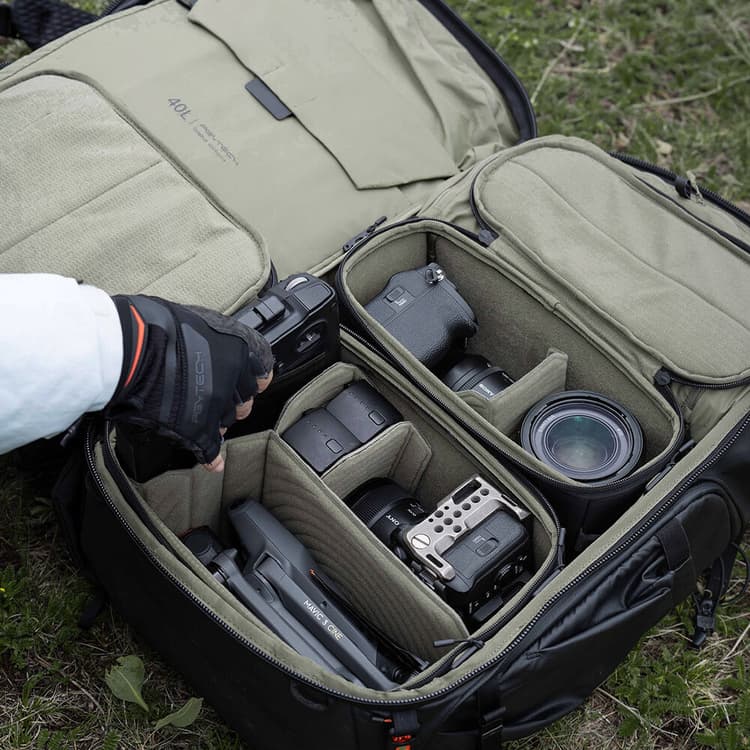 PGYTECH OnePro Flex Backpac: Truy cập nhanh chóng, dễ dàng