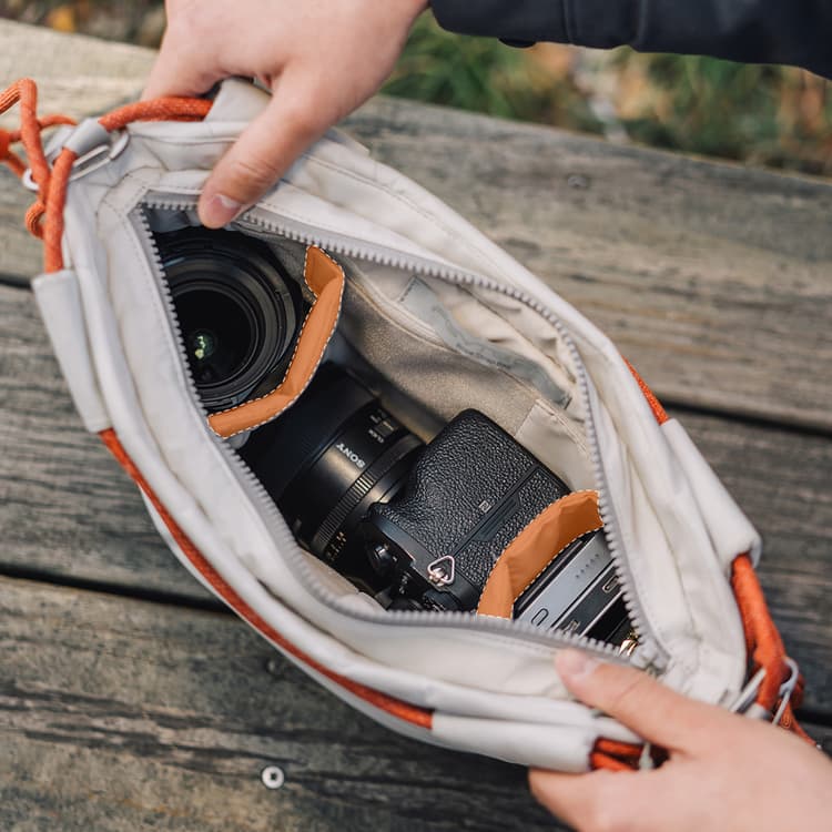 PGYTECH OneGo Rope Strap Bag 2 có không gian lưu trữ rộng rãi