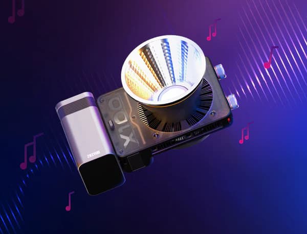 người dùng điều khiển ánh sáng tự động cùng với nhịp điệu âm nhạc để tạo ra bầu không khí sôi động