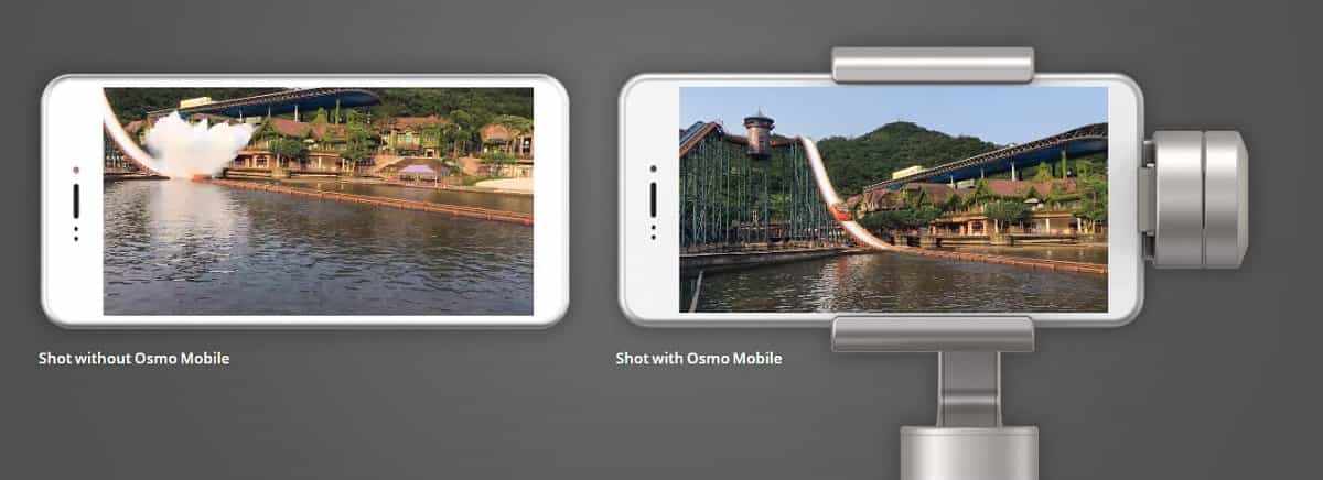 Gimbal được sử dụng để zoom linh hoạt