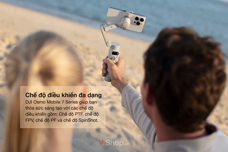 DJI OM 7P cung cấp đa dạng chế độ chuyển động