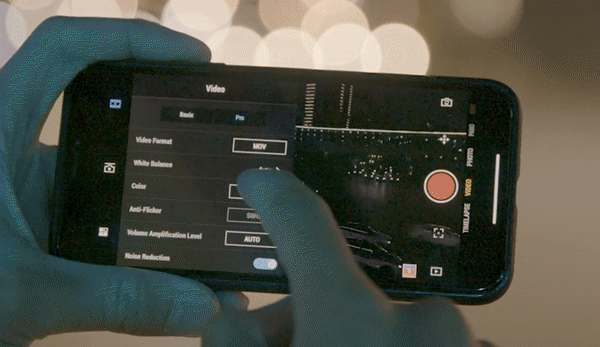 Tùy chỉnh nâng cao trên Osmo Pocket