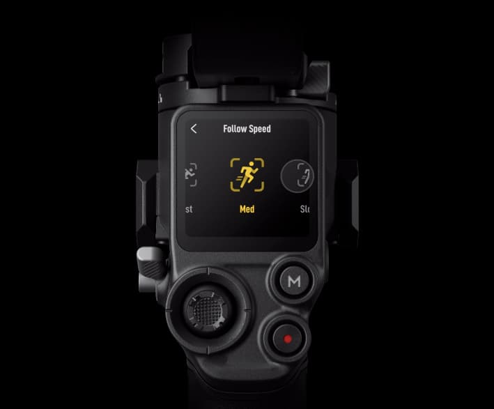 Gimbal tích hợp màn hình cảm ứng 1.8 inch