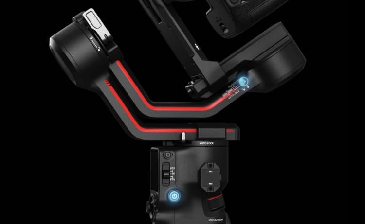 Tính năng tự động khoá trục trên gimbal DJI RS 3