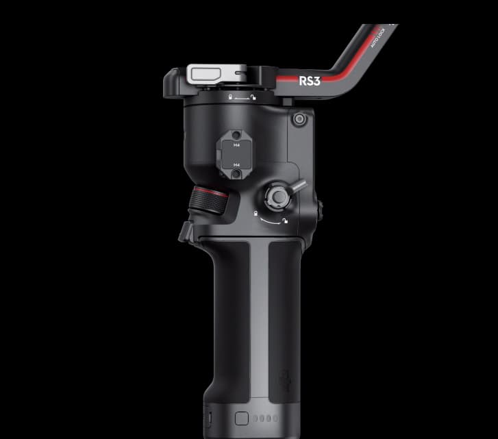 DJI RS 3 8 dễ dàng tháo lắp nhanh
