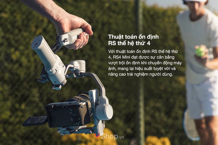 DJI RS 4 Mini được trang bị hệ thống ổn định thứ 4 của DJI
