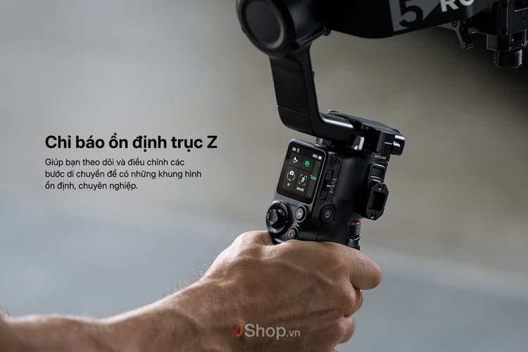 Chỉ báo trục Z giúp ổn định bước chân chuyên nghiệp