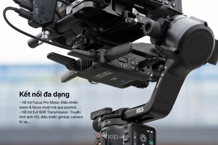 DJI RS 5 tương thích với DJI SDR Transmission
