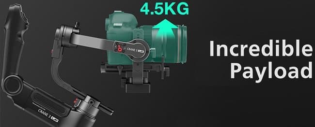 Crane 3 LAB - trọng tải lên đến 4.54kg