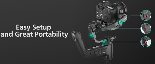 Gimbal Crane 3 - khóa trục ổn định