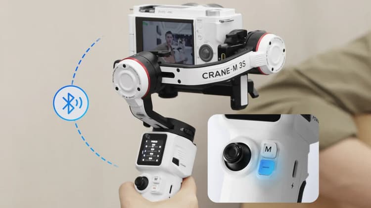 Bạn có thể điều khiển màn trập thông qua Bluetooth 5.0