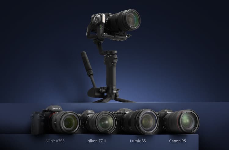 WEEBILL 3S có thể tương thích với hầu hết các máy ảnh DSLR và máy ảnh mirrorless