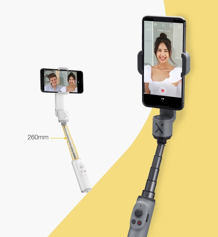 Zhiyun Smooth X thay đổi kích thước tay cầm linh hoạt