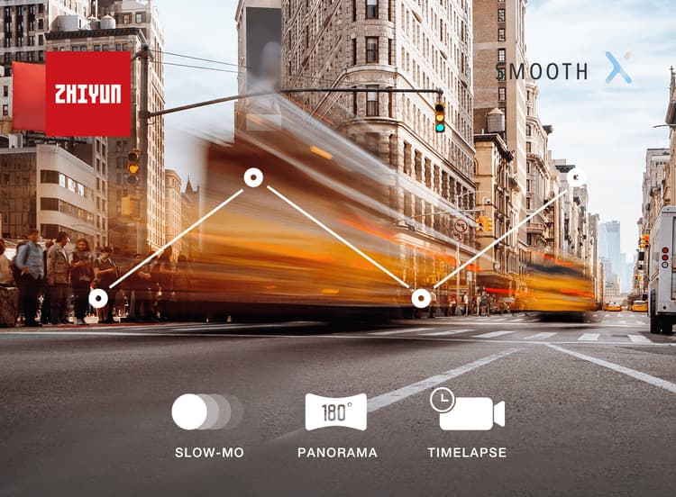 Zhiyun Smooth X hỗ trợ quay dựng phim chuyên nghiệp