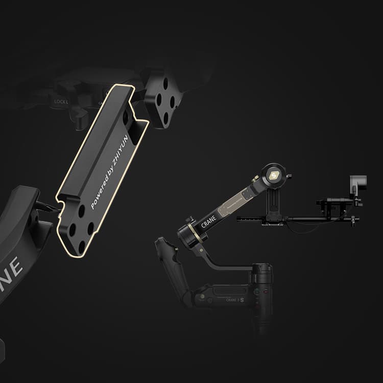 Thiết kế mô-đun linh hoạt của zhiyun Crane 3S Gimbal
