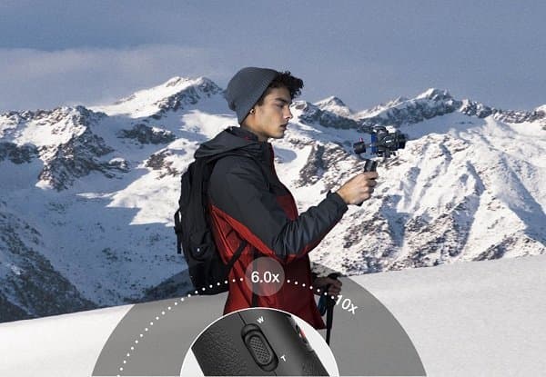 Zhiyun Crane M2 zoom ống kính trực tiếp