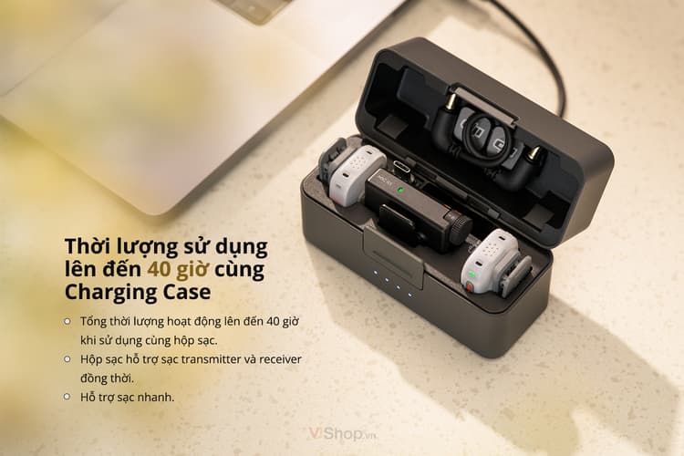 Thời lượng pin lên đến 40 giờ
