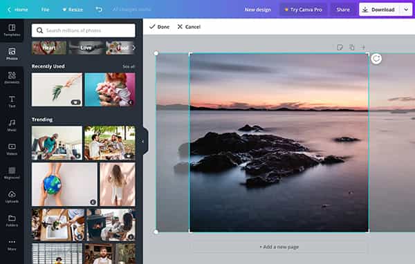 Canva là phần mềm chỉnh sửa online được nhiều người dùng nhất hiện tại