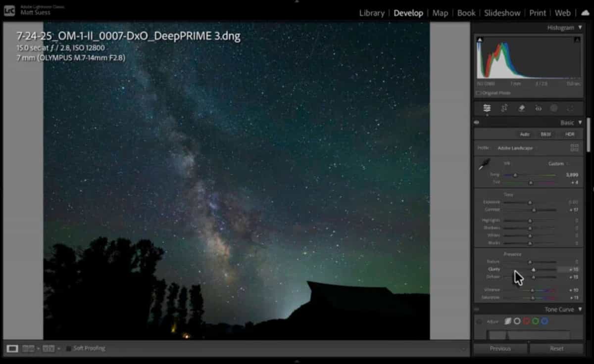 Xây dựng nền tảng trong Lightroom