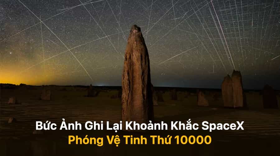 Bức Ảnh Ghi Lại Khoảnh Khắc SpaceX Phóng Vệ Tinh Thứ 10000