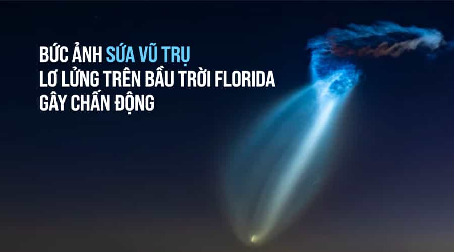 Bức Ảnh Sứa Vũ Trụ Lơ Lửng Trên Bầu Trời Florida Gây Chấn Động