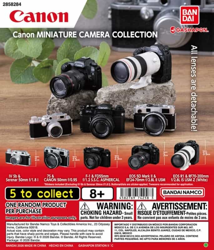 Nikon cũng phát triển mô hình máy ảnh gachapon