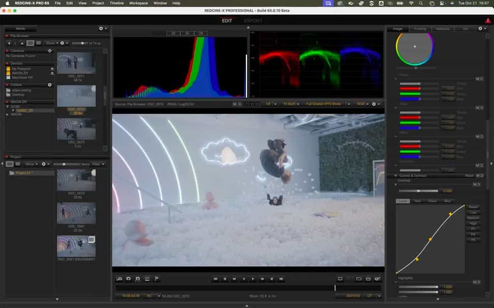 Video nên được xử lý bằng RedCline-X Pro