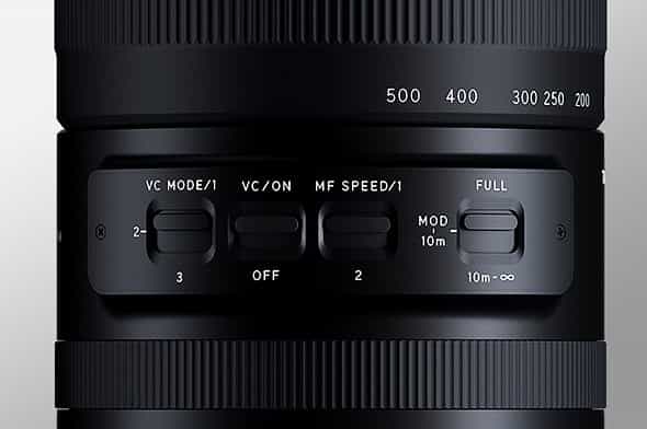 Ký hiệu VC trên ống kính Tamron