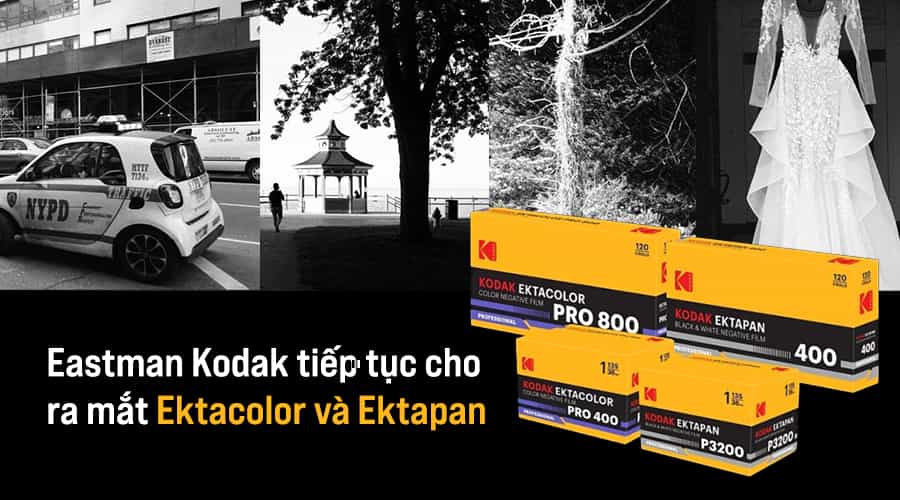 Eastman Kodak Tiếp Tục Cho Ra Mắt Ektacolor Và Ektapan: Dòng Film Đen Trắng Mới