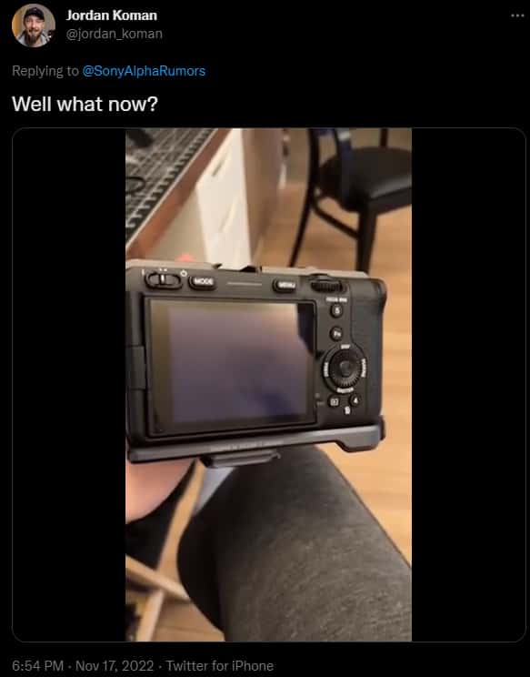 Update firmware fix reboot Sony FX30