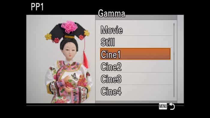 Gamma định hình độ chói của hình ảnh