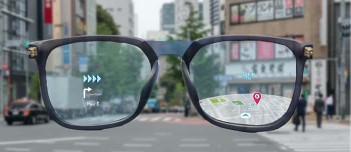AR Glasses hiển thị các lớp thông tin kỹ thuật số