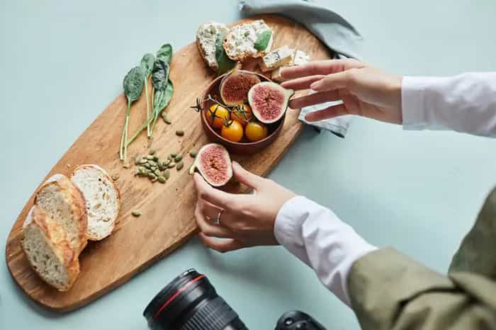 Lỗi khi chụp ảnh đồ ăn không đúng bố cục