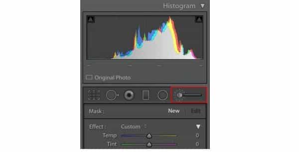 điều chỉnh Moiré trong lightroom