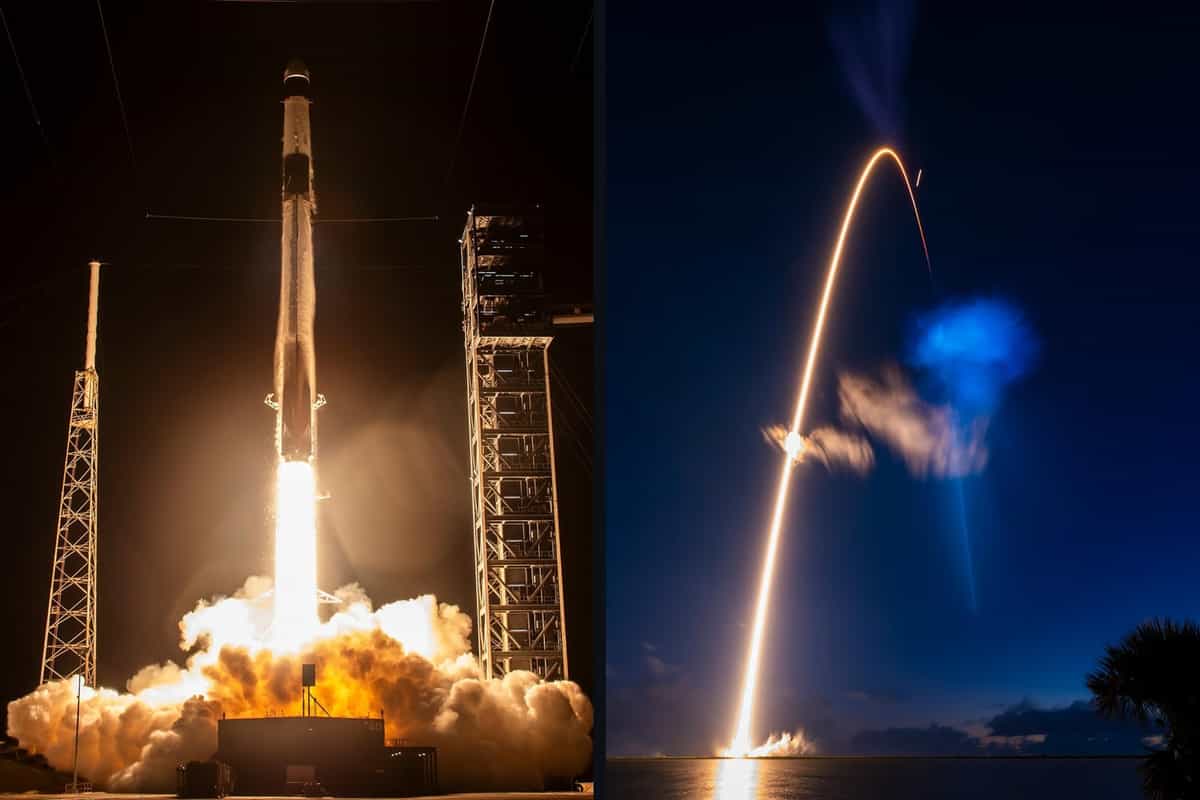 Tên lửa Falcon 9 được phóng lúc 6 giờ 33 phút sáng
