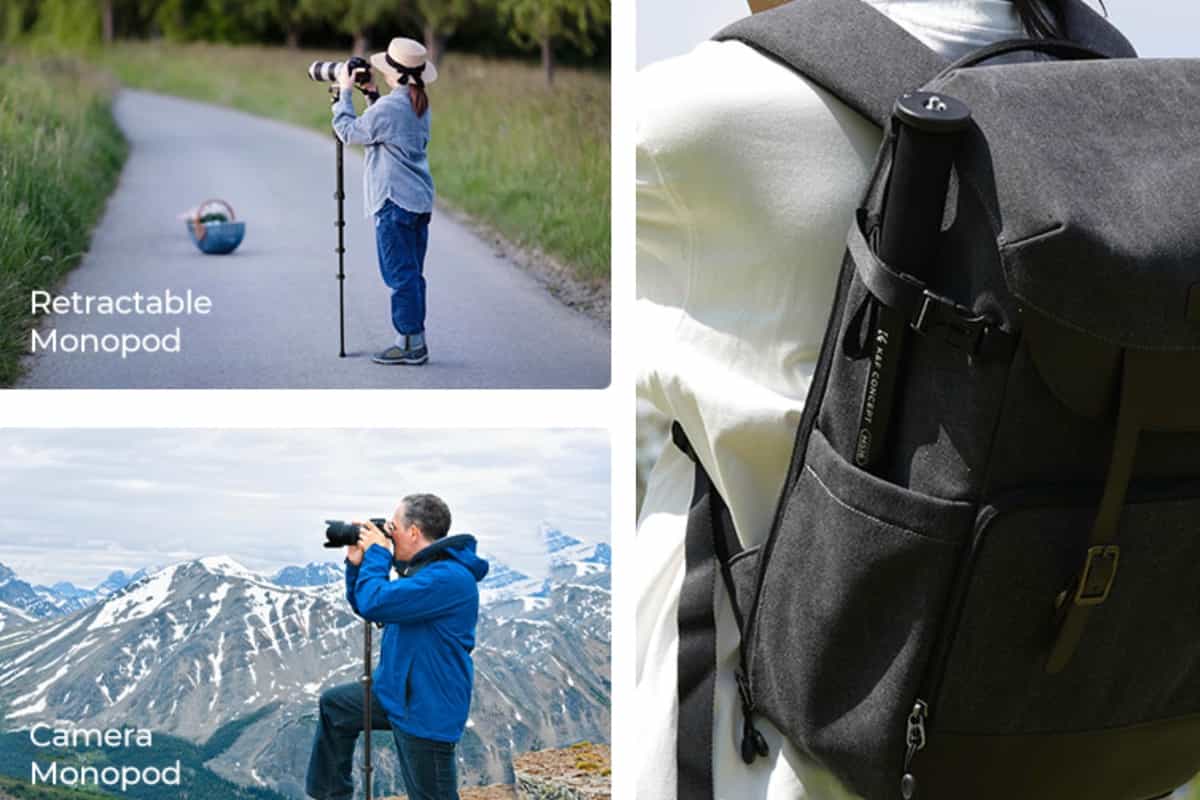 Monopod sở hữu kích thước nhỏ gọn và tính cơ động cao