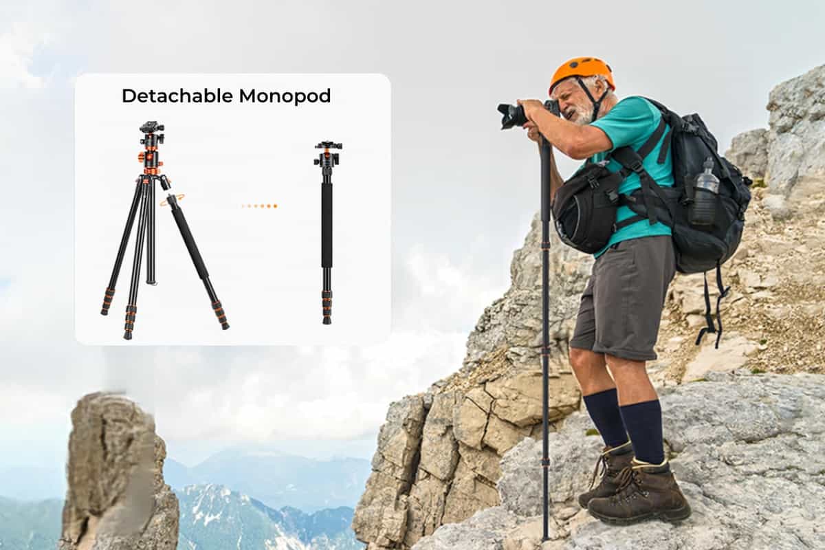 Một số dòng Tripod tích hợp thêm chức năng Monopod