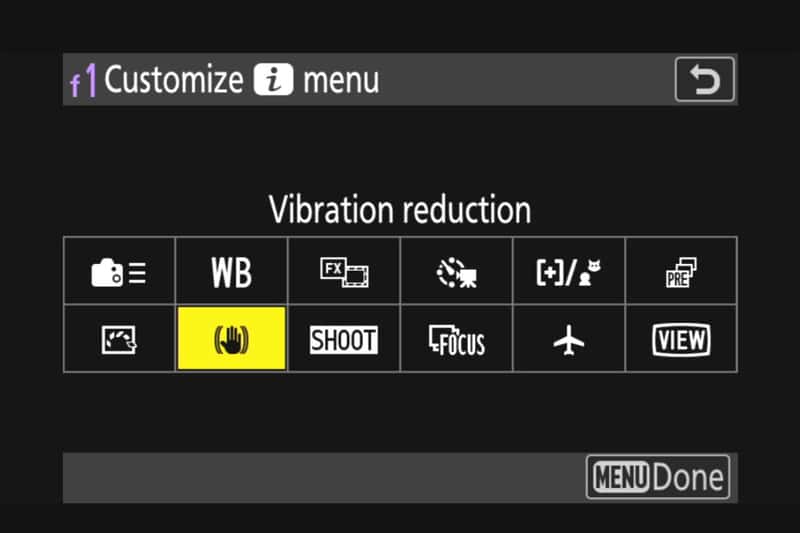 Tính năng chống rung trên Nikon phụ thuộc vào hoàn cảnh sử dụng