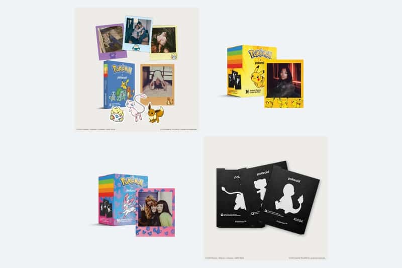 Bộ film chụp lấy liền phong cách Pokémon cũng được ra mắt