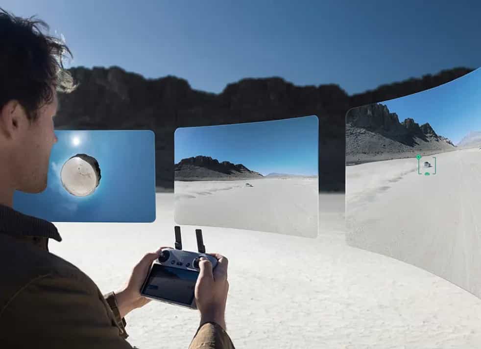 Avata 360 cho phép lựa chọn khung hình sau khi quay