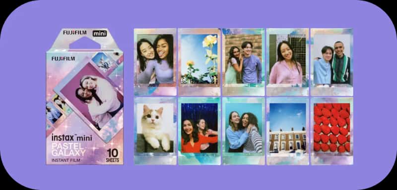 Fujifilm ra mắt film Instax Mini Pastel Galaxy