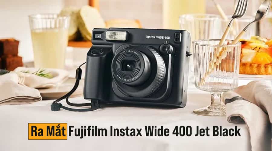 Ra Mắt Fujifilm Instax Wide 400 Jet Black Với Màu Đen Huyền Bí