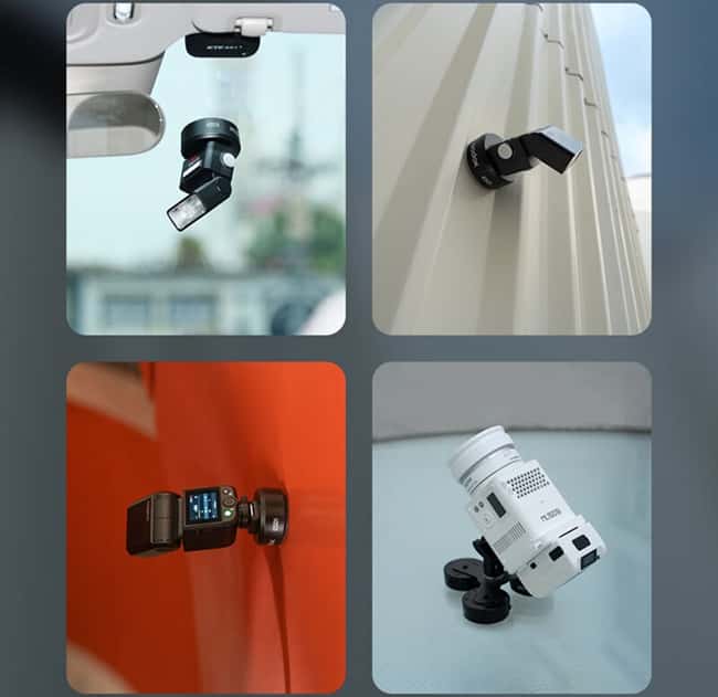 ES01 K3 dùng ba đế cho thiết bị nặng hơn
