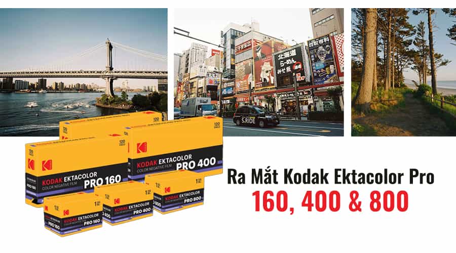 Ra Mắt Kodak Ektacolor Pro 160, 400 Và 800: Các Dòng Film Mới Nhất Của Kodak