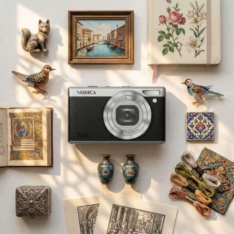 Yashica Tank hỗ trợ thẻ nhớ micro SD