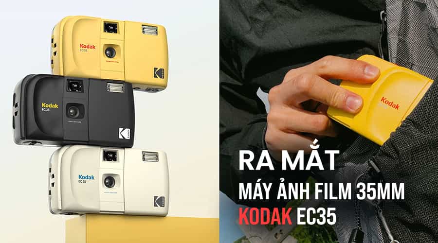 Ra Mắt Máy Ảnh Film 35mm Kodak EC35: Thiết Kế Nắp Trượt Kinh Điển, Giá Chỉ Từ 35 USD