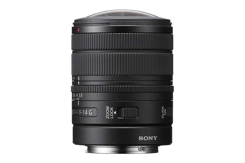 Sony FE 8-14mm f/3.5 Fisheye G hỗ trợ VR