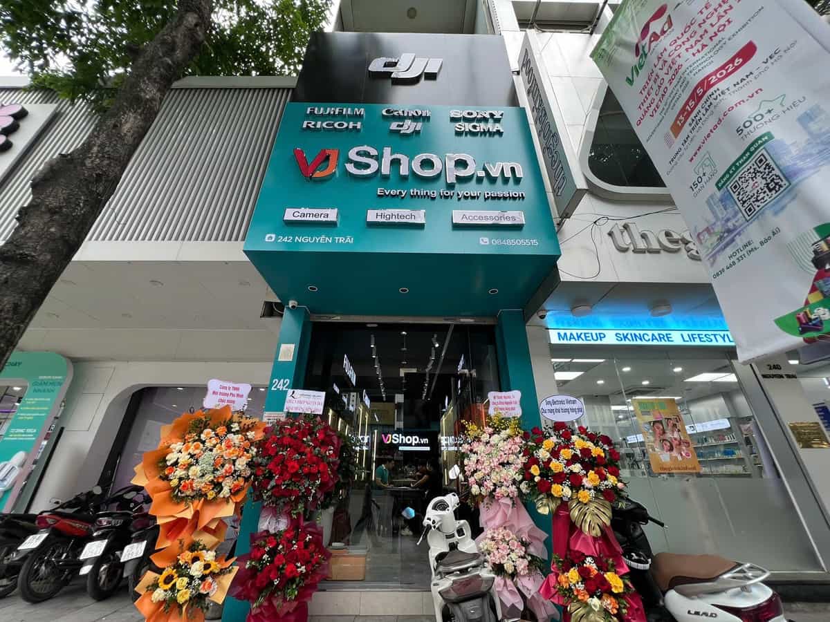Cơ sở mới của VJShop tại 242 Nguyễn Trãi