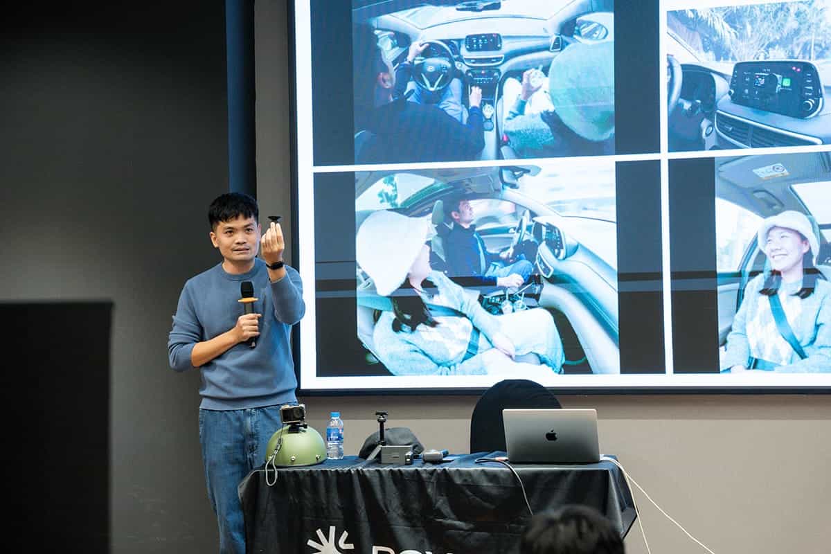 Hình ảnh kỷ niệm về buổi workshop action camera